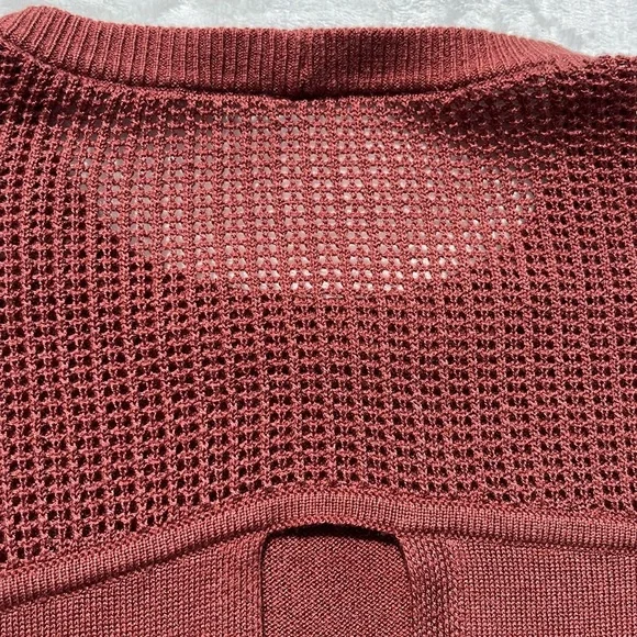 Lululemon Back to Balance Long Sleeve Sweater Rustic Clay Size XS Excellent - Picture 11 of 15